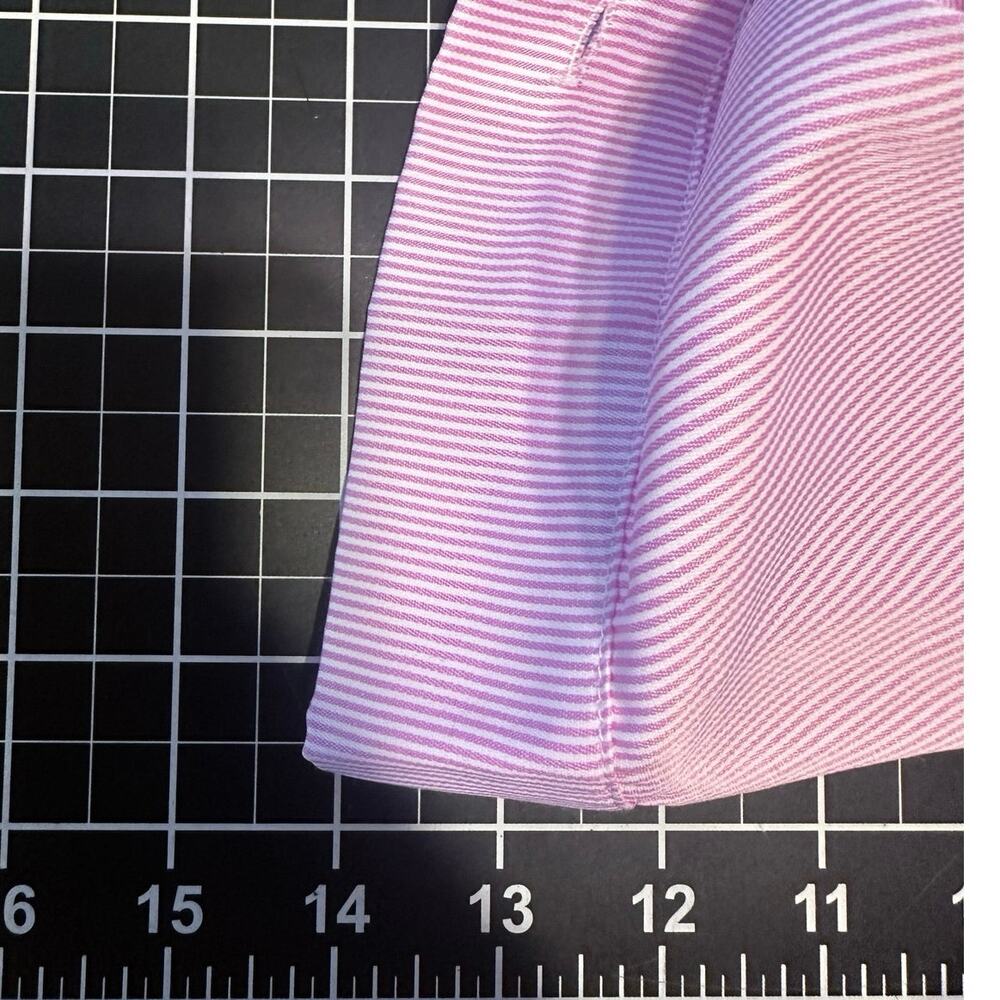 White Collared Striped Multicolor Patchwork Resor… - image 6